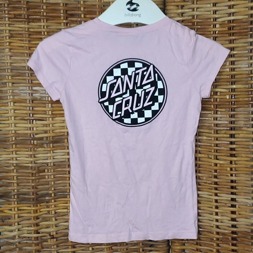 Santa Cruz Skateboards Pink T Shirt M